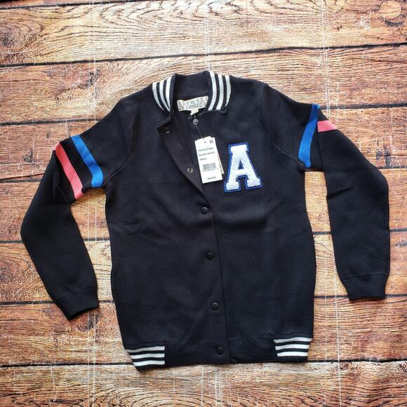 Pink Republic Varsity Letterman Sweater - Picture 1 of 5